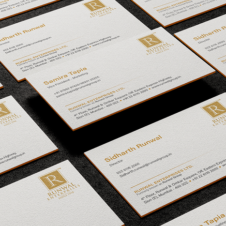 Runwal Business Cards