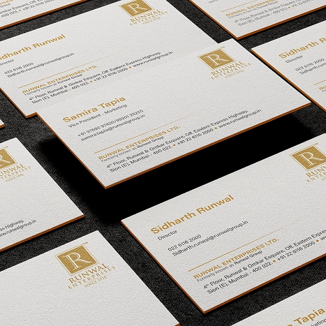 Runwal Business Cards